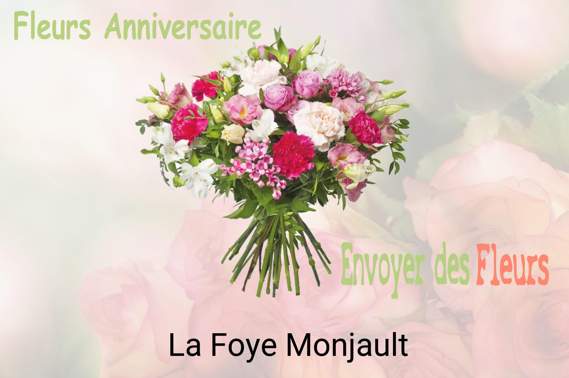 Bouquet de fleurs d’anniversaire livré à La Foye-Monjault