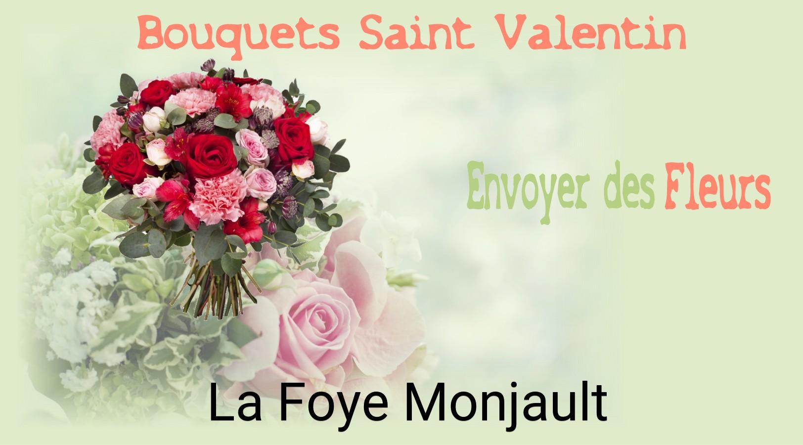 Roses de Saint-Valentin livrées à La Foye-Monjault